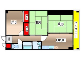 サンシャイン梅津の物件間取画像